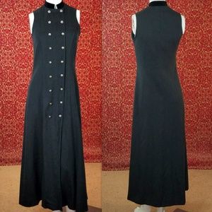 BREECHES Vintage sleeveless military coat dress 4🗓️